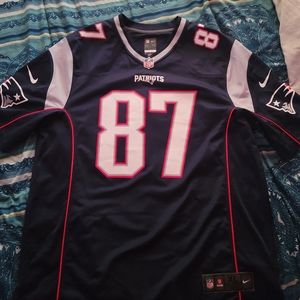 Gronkowski patriots on field jersey